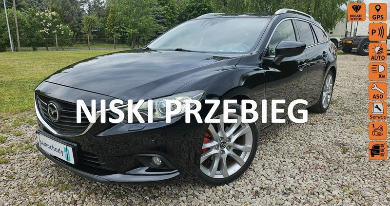 mazda mazowieckie Mazda 6 cena 46200 przebieg: 173000, rok produkcji 2014 z Imielin